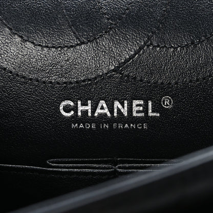 Chanel Aged Calfskin Chevron Quilted 2.55 Reissue 225 Flap So Black 7 of 9