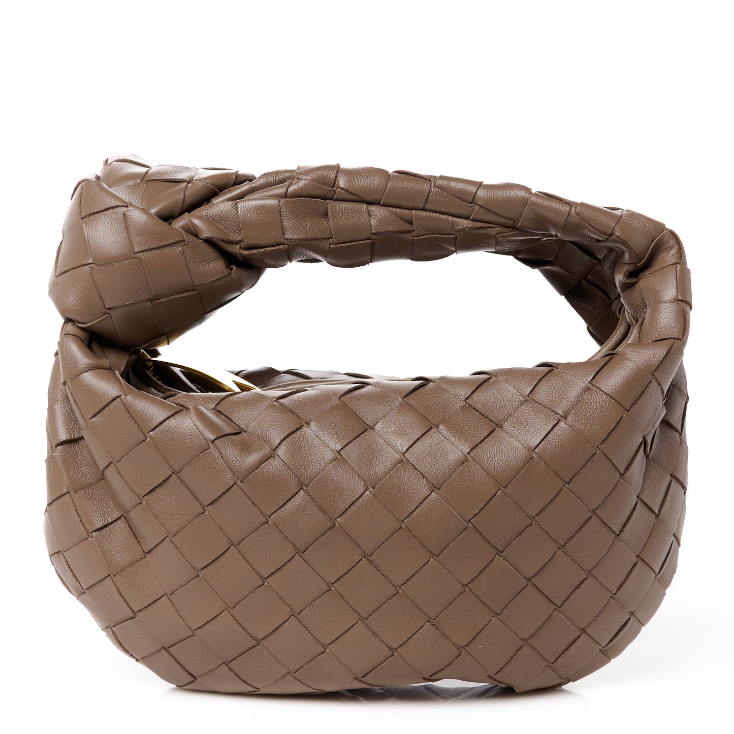 Nappa Intrecciato Mini Jodie Dark Taupe
