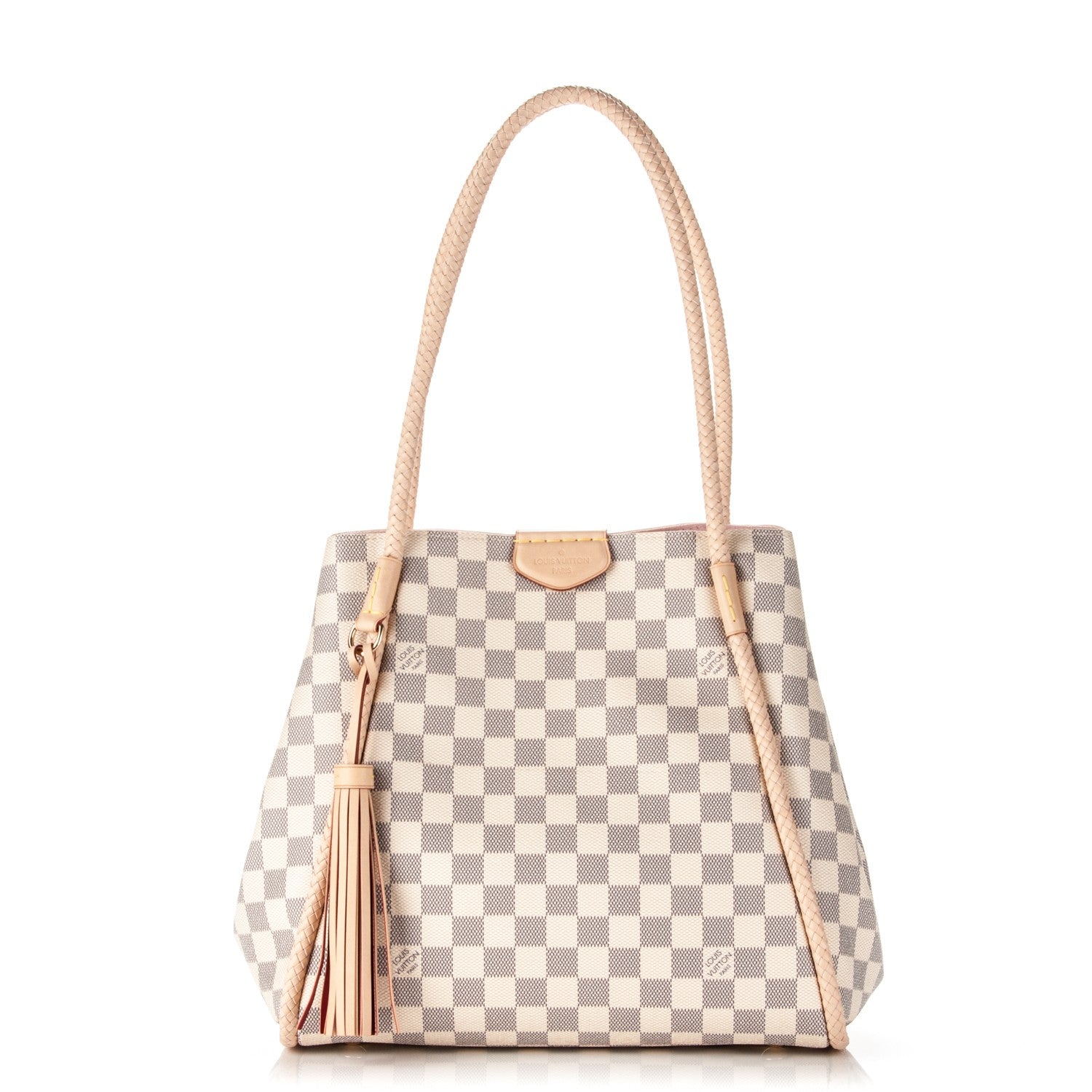 Louis Vuitton Damier Azur Propriano Rose Ballerine 1 of 7