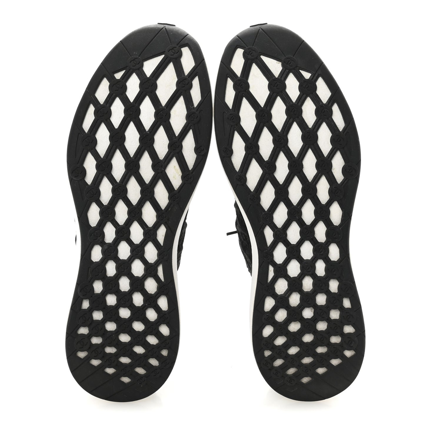 Fabric Logo Sneakers 37 Black