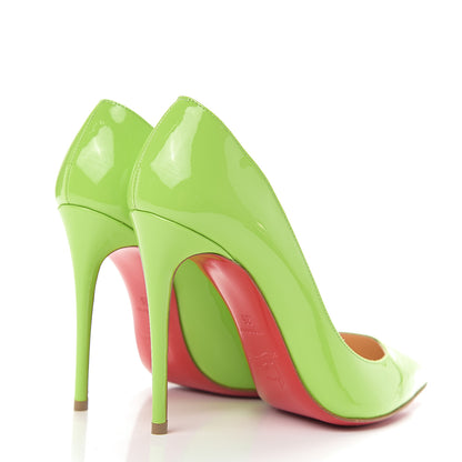 Christian Louboutin Patent Pigalle Follies 100 Pumps 35 Neon 4 of 12