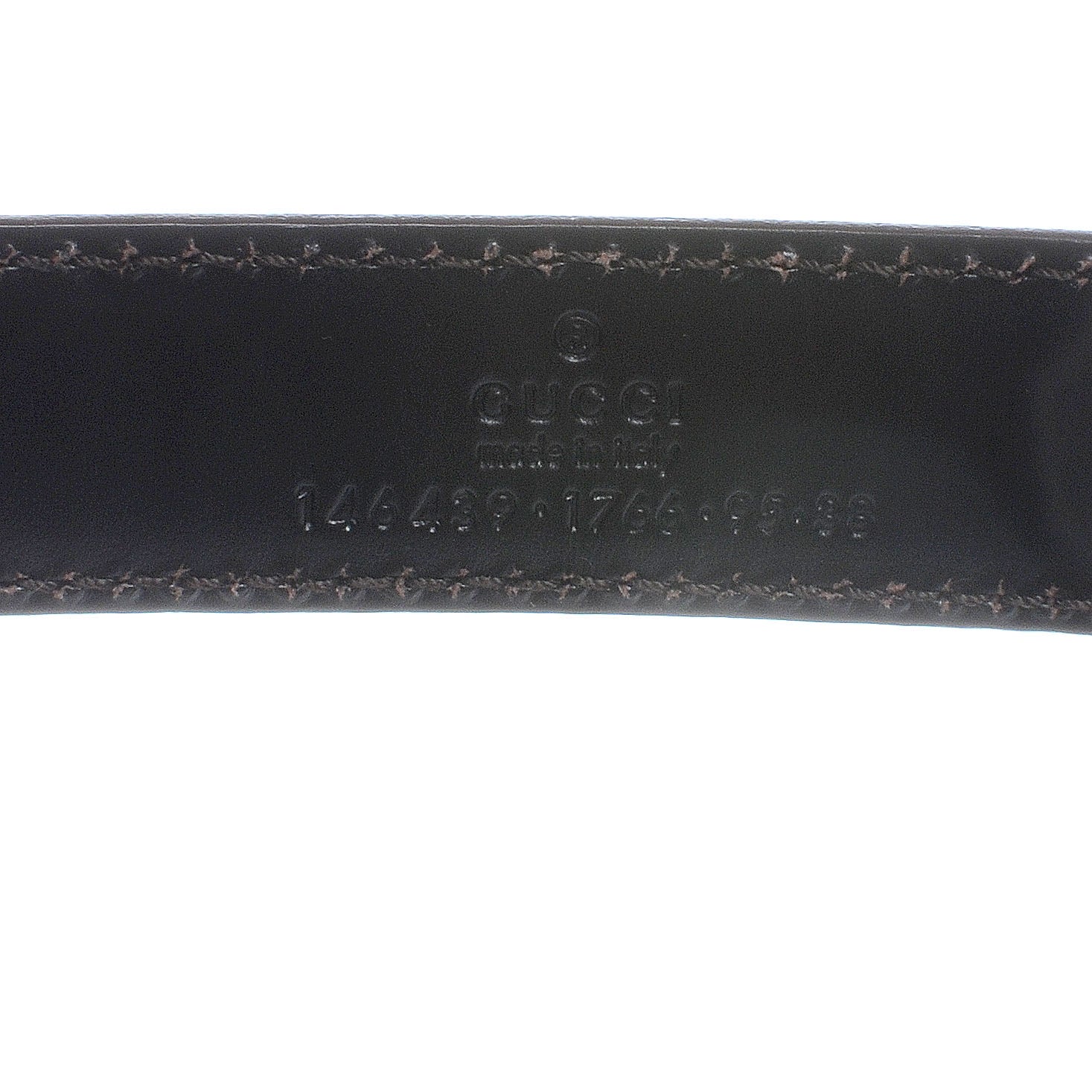 Gucci Guccissima Leather Belt 95 38 Bronze 5 of 5