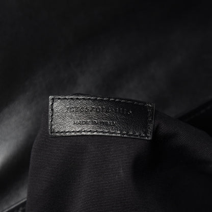 Saint Laurent Calfskin Y Quilted Monogram Large Loulou Chain Satchel Black 11 of 12
