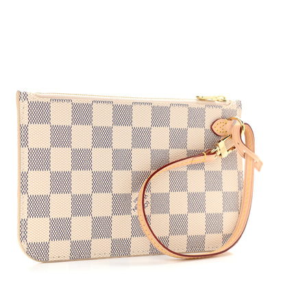Louis Vuitton Damier Azur Neverfull PM Pochette 3 of 6