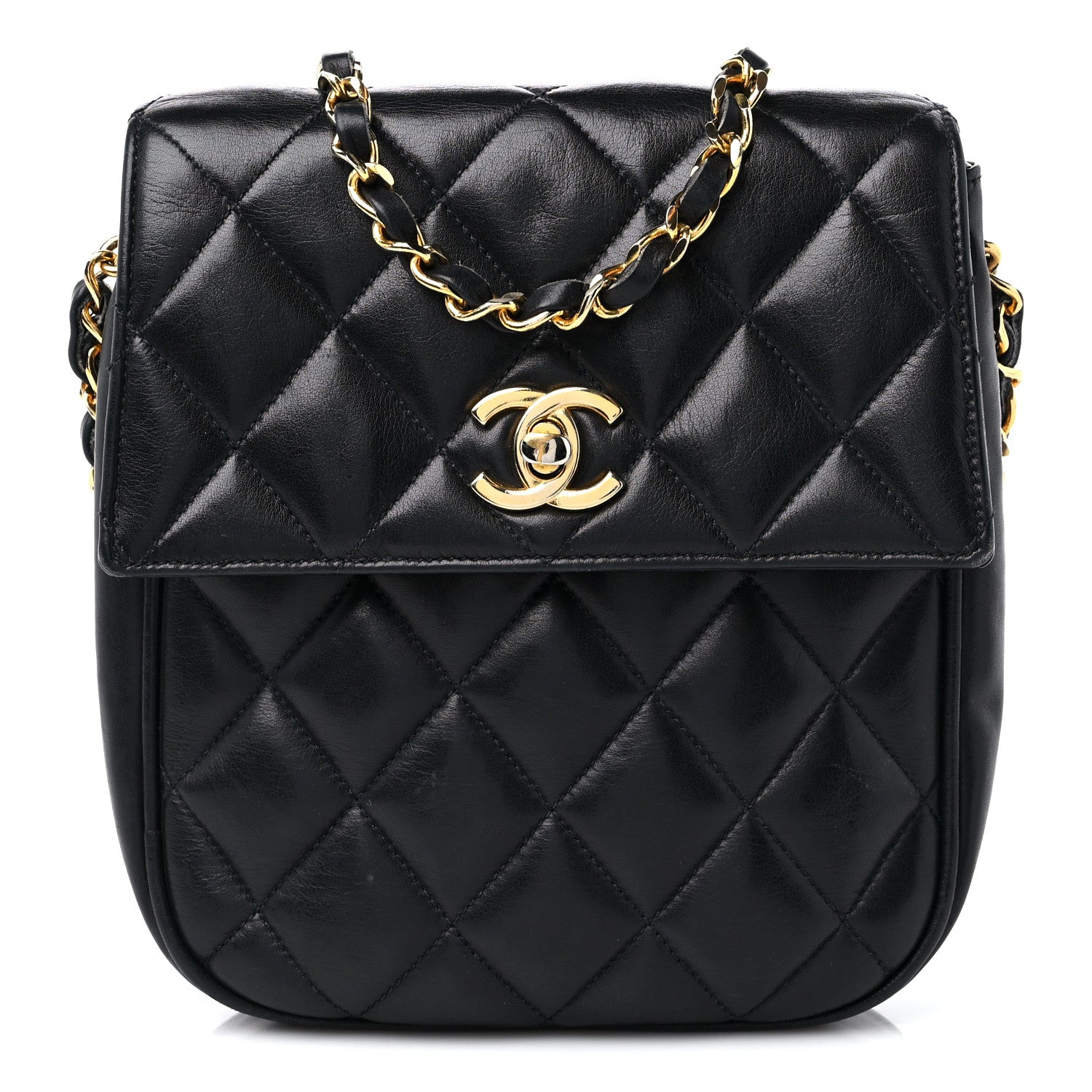 Chanel Lambskin Quilted Extra Mini Flap Black 1 of 13