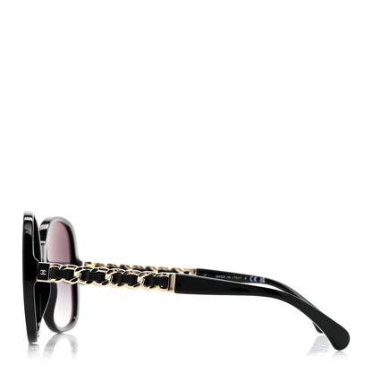Chanel Acetate Chain Sunglasses 5470-Q-A Black 3 of 8