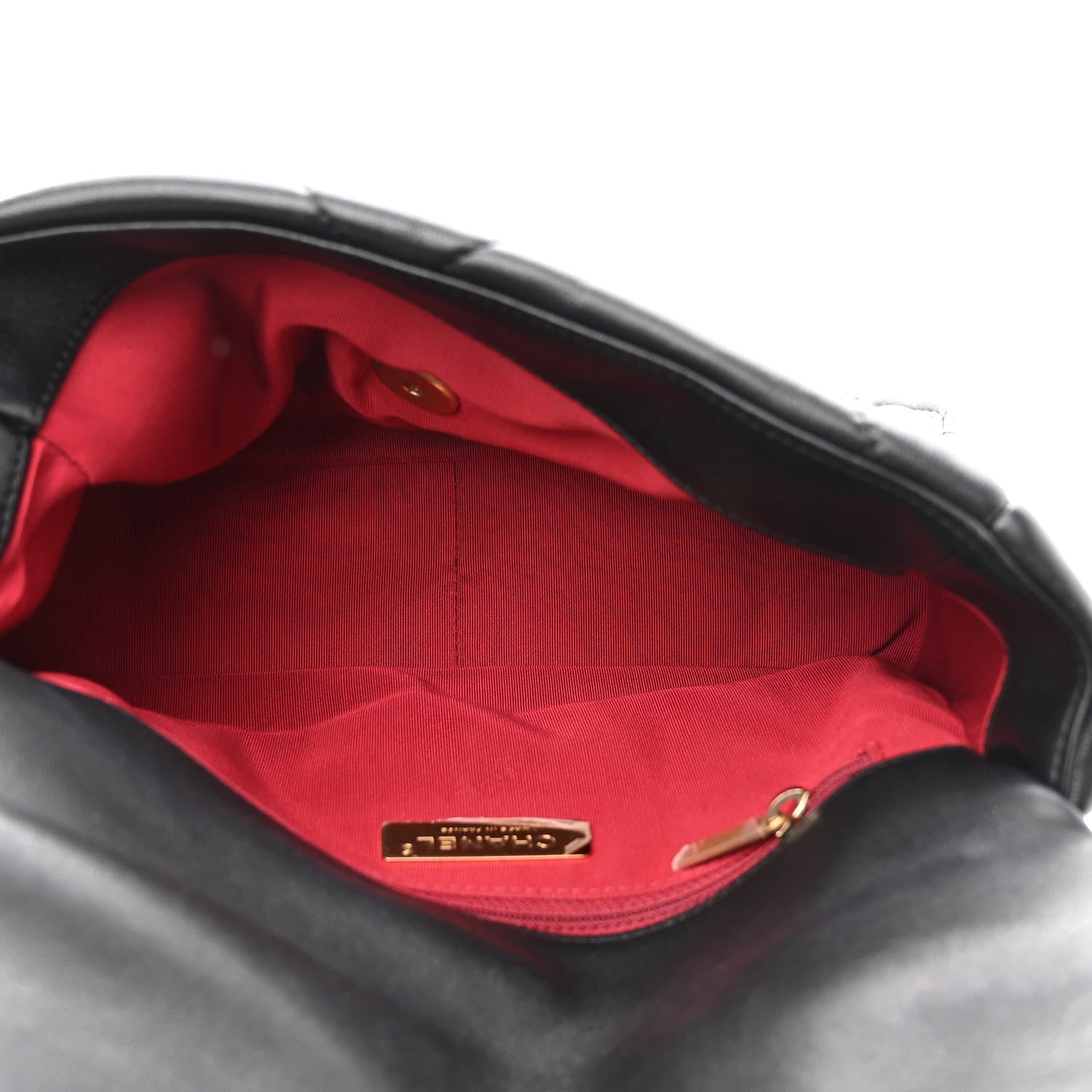 Chanel Lambskin Quilted Medium Chanel 19 Flap Black 5 of 10