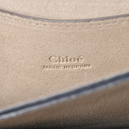 Chloe Suede Calfskin Small Faye Shoulder Bag Black 6 of 8