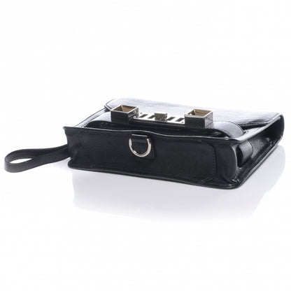 Proenza Schouler Textured Leather PS11 Wristlet Clutch Black 4 of 8