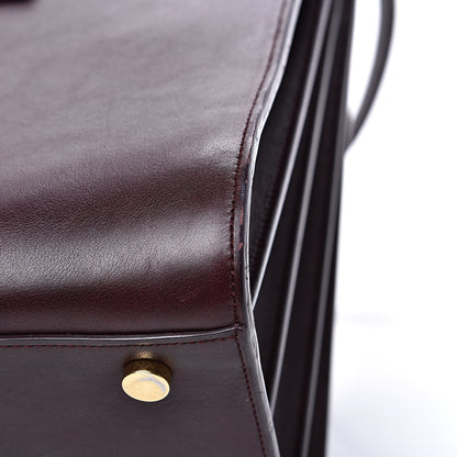 Saint Laurent Calfskin Small Sac De Jour Bordeaux 13 of 14