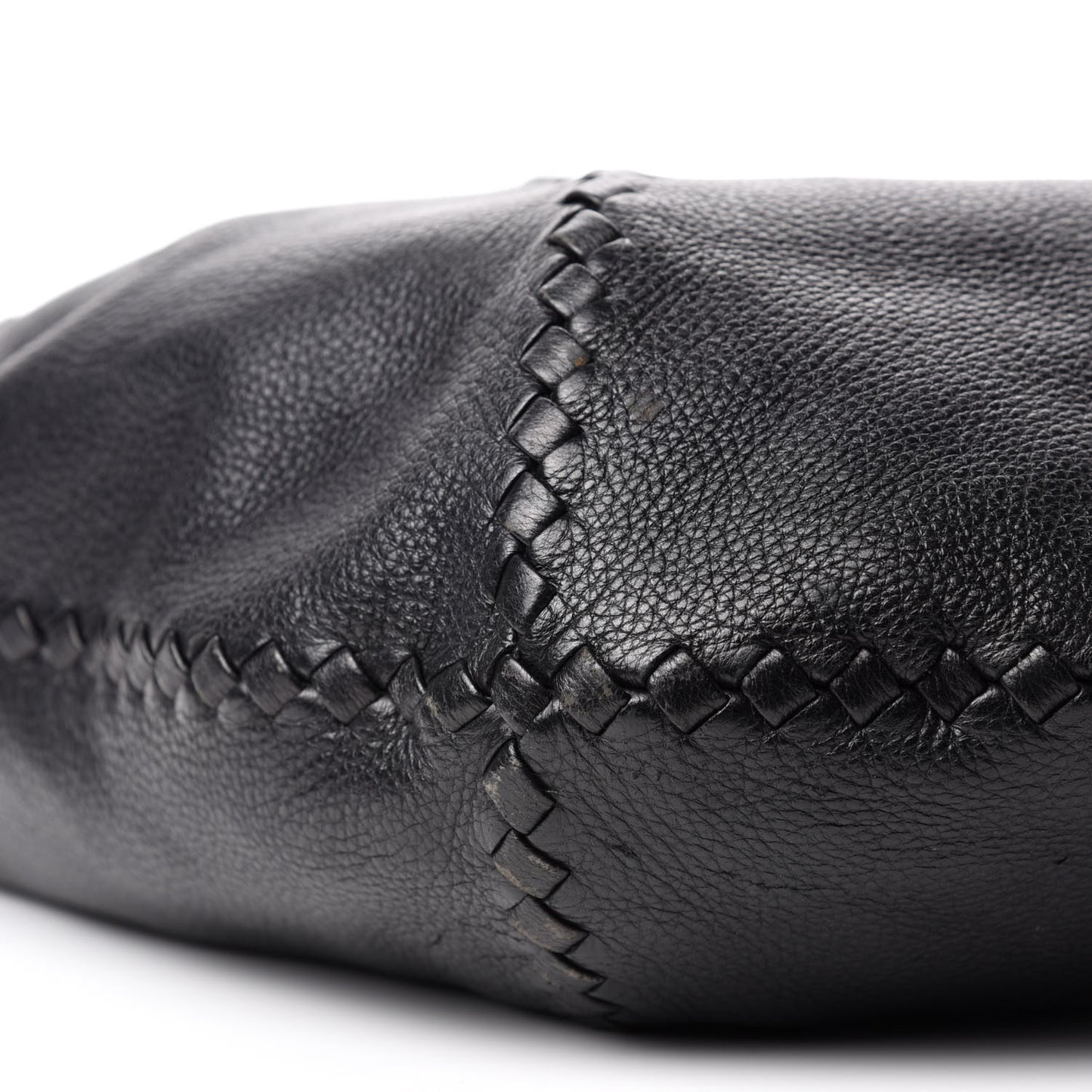 Cervo Deerskin Large Hobo Black