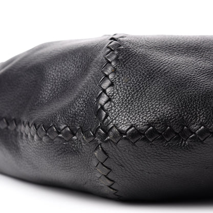 Bottega Veneta Cervo Deerskin Large Hobo Black 6 of 11