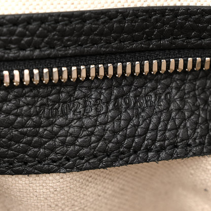 Gucci Piuma Calfskin Jumbo GG Embossed Medium Tote Bag Black 6 of 11