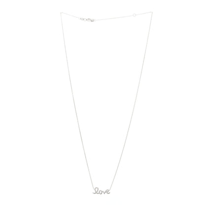 Roberto Coin 18K White Gold Love Necklace 2 of 7