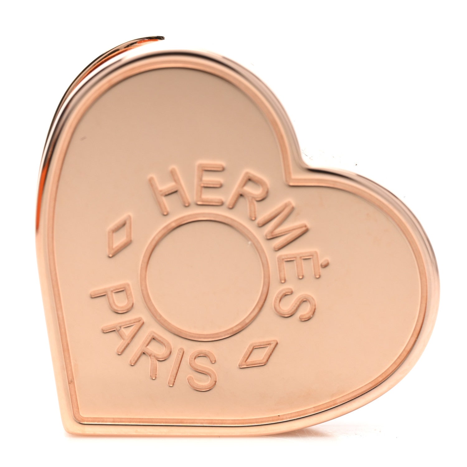 Hermes Permabrass Coeur Scarf Ring 1 of 5
