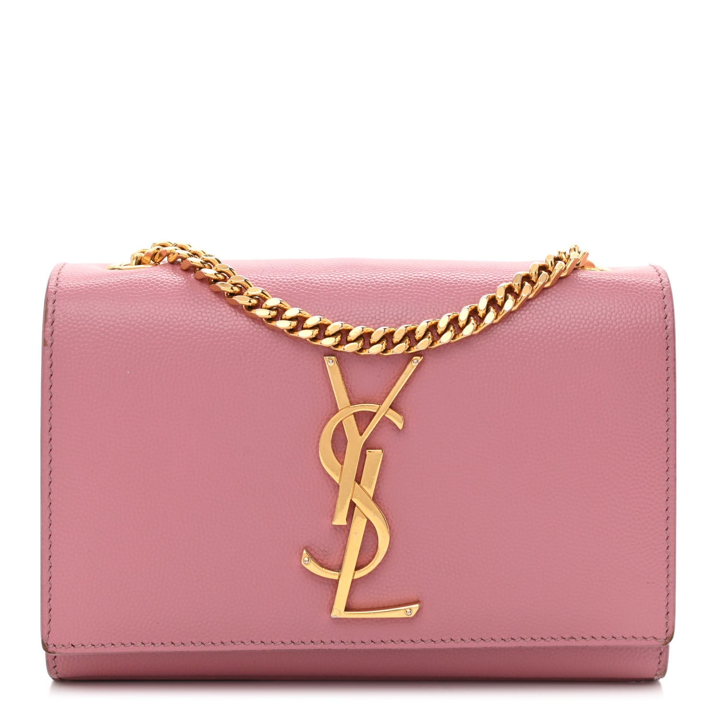 Grain De Poudre Small Classic Monogram Kate Satchel Old Rose