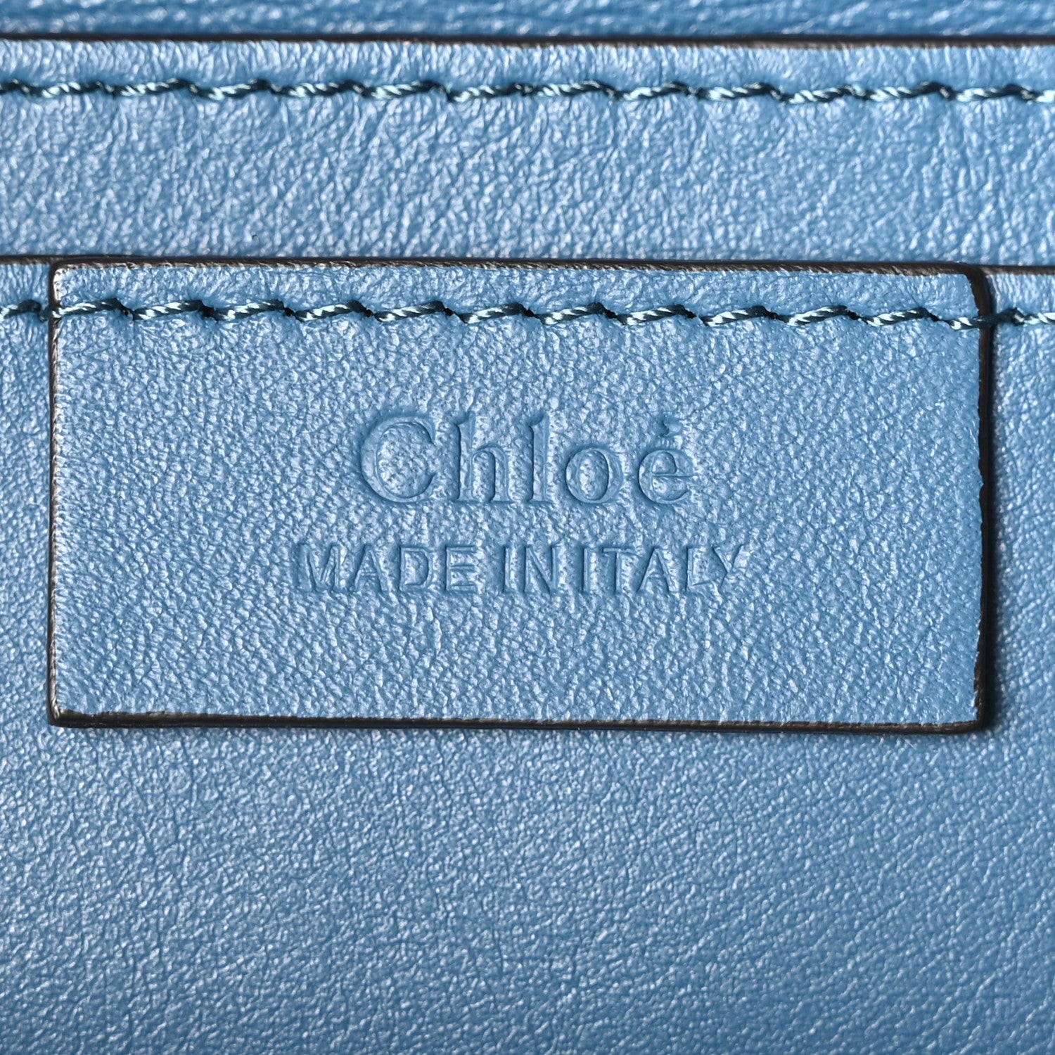 Chloe Glossy Lambskin Small Roy Bag Vinyl Blue 6 of 9