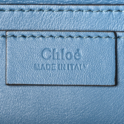 Chloe Glossy Lambskin Small Roy Bag Vinyl Blue 6 of 9