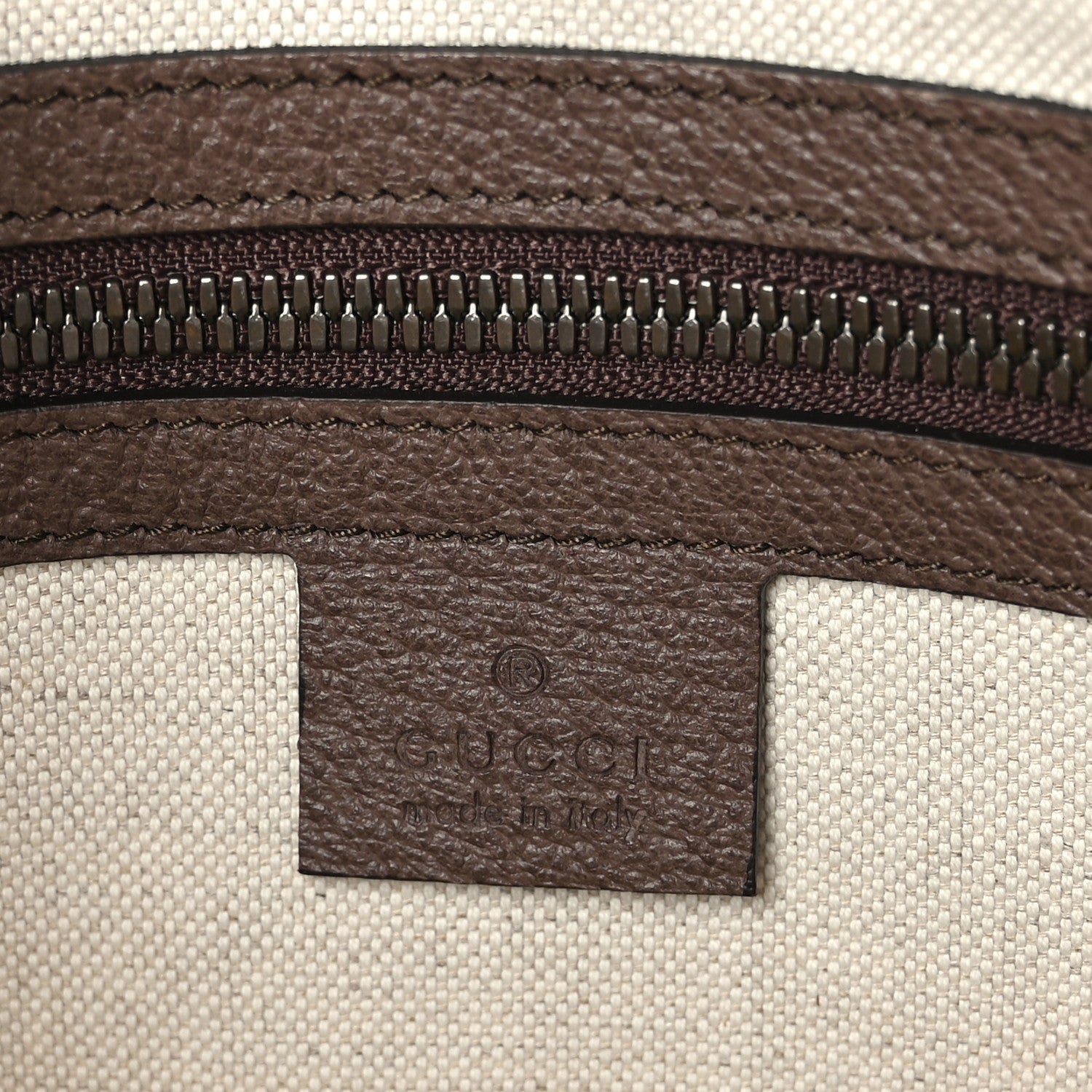Gucci GG Supreme Monogram Web Medium Ophidia Messenger Bag Brown 6 of 9