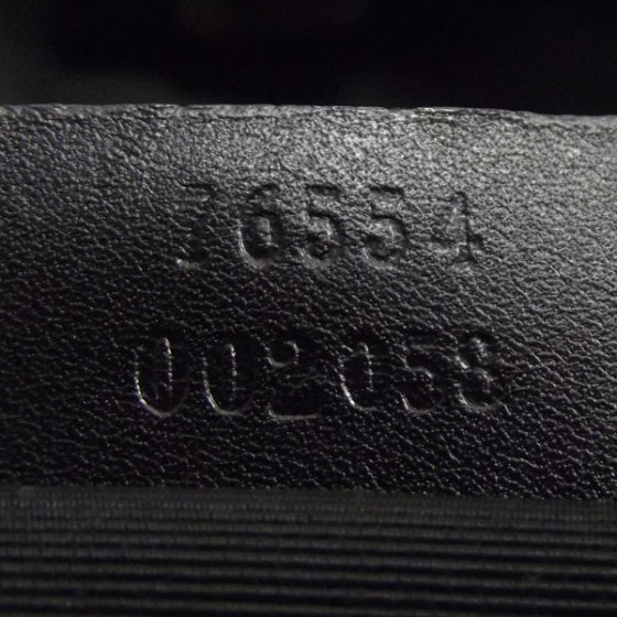 Gucci Denim Monogram Shoulder Bag Black 10 of 13