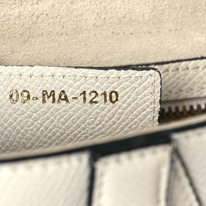 Christian Dior Grained Calfskin Saddle Bag White 7 of 11