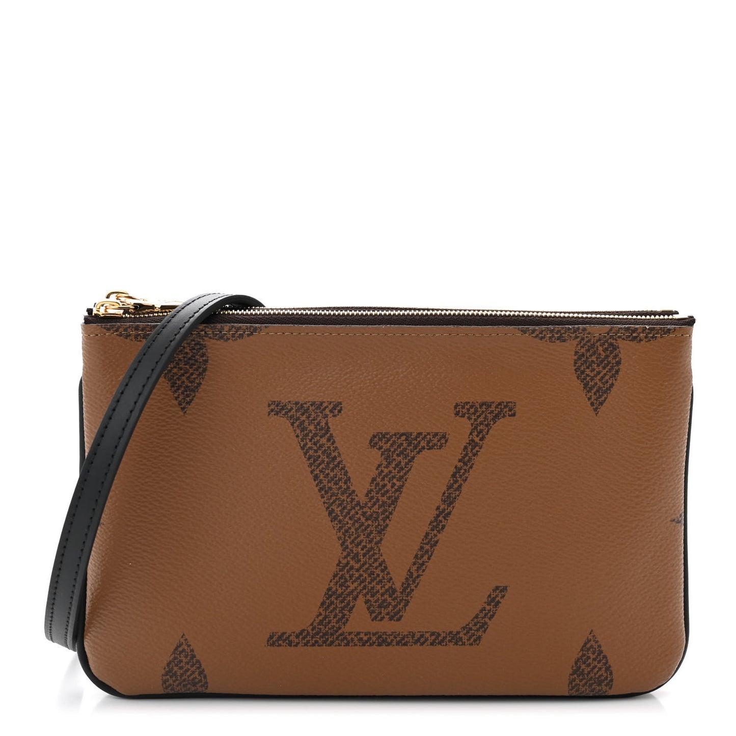 Reverse Monogram Giant Double Zip Pochette