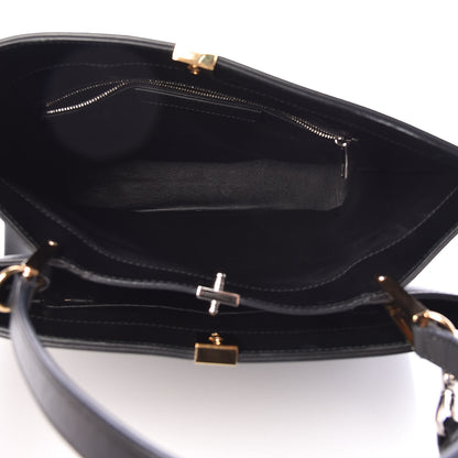 Balenciaga Calfskin Le Dix Soft Cabas M Shoulder Bag Black 5 of 18