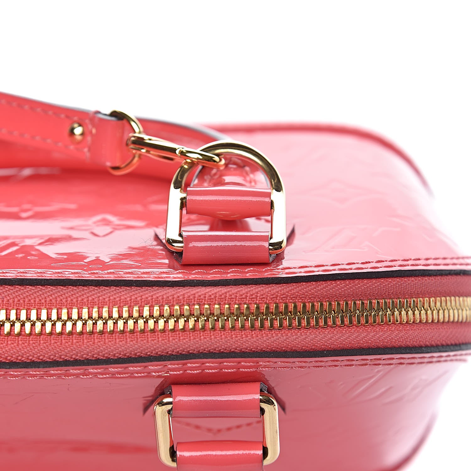 Louis Vuitton Vernis Alma BB Rose Litchi 11 of 14