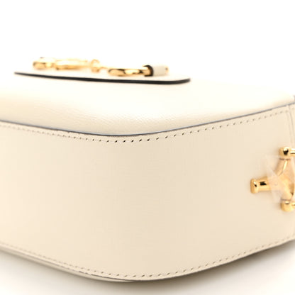 Gucci Azalea Calfskin Mini Horsebit 1955 Camera Shoulder Bag Mystic White 10 of 10