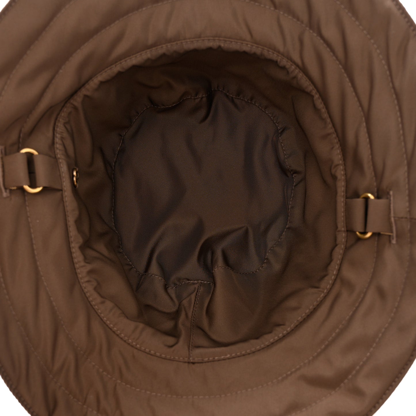 Canvas Monogram Reversible Bucket Hat M Brown
