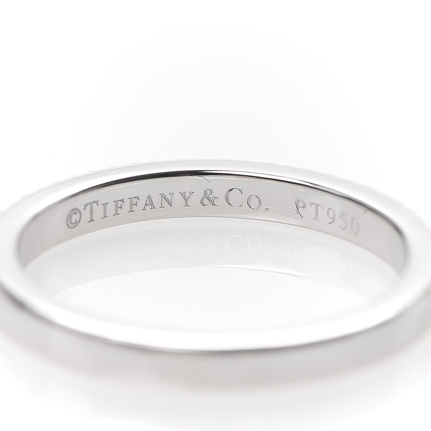 Platinum Diamond Lucida Half Circle Wedding Band Ring 47 4
