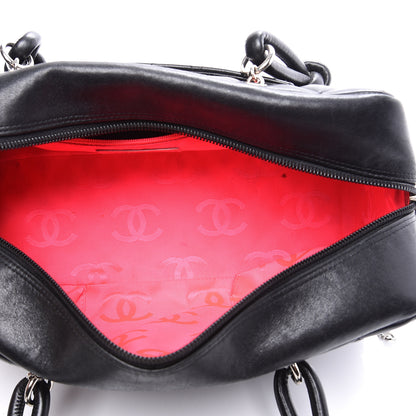 Chanel Calfskin Quilted Large Cambon Bowler Black 4 of 10