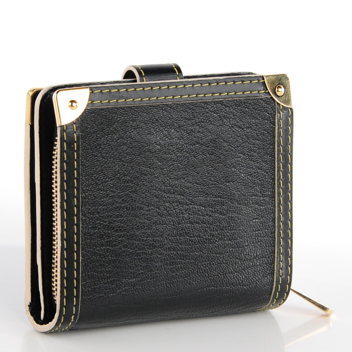 Suhali Compact Zipped Wallet Black