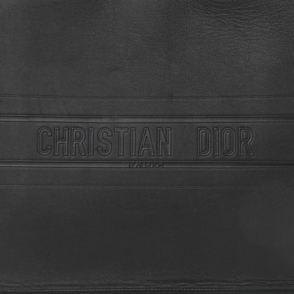 Christian Dior Calfskin Embossed Large Book Tote Black 8 of 18