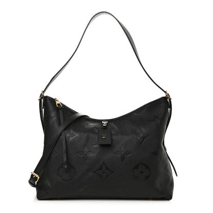 Louis Vuitton Empreinte Monogram Giant CarryAll MM Black 3 of 9
