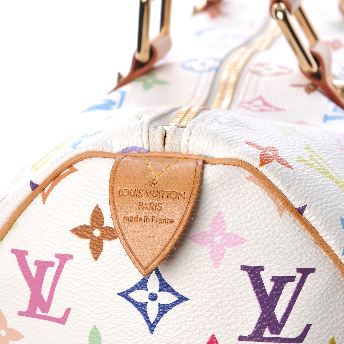 Monogram Multicolor Keepall 45 White