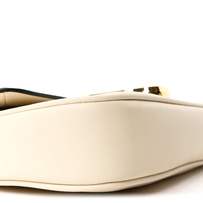 Marc Jacobs Calfskin The J Marc Shoulder Bag Cloud White 9 of 10