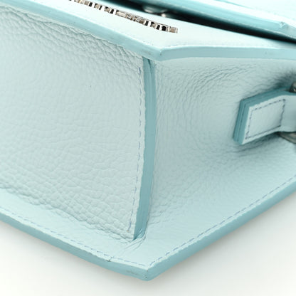Jacquemus Grained Calfskin Le Chiquito Moyen Light Blue 9 of 10