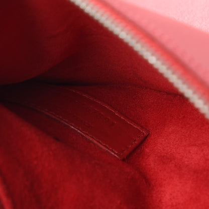 Saint Laurent Calfskin Suede Stud Reversible Shopper Tote Red 13 of 19