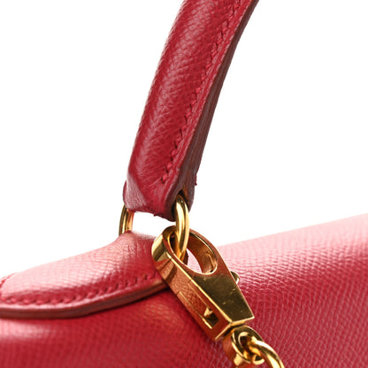 Hermes Epsom Kelly Retourne 32 Rouge Vif 10 of 14