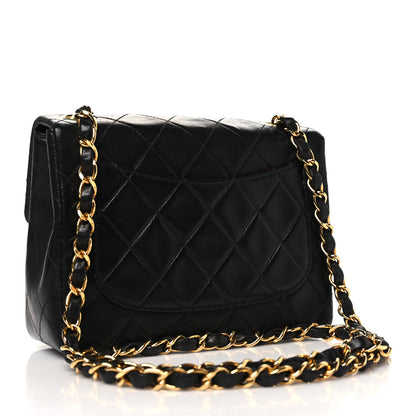 Chanel Lambskin Quilted Mini Square Flap Black 3 of 10