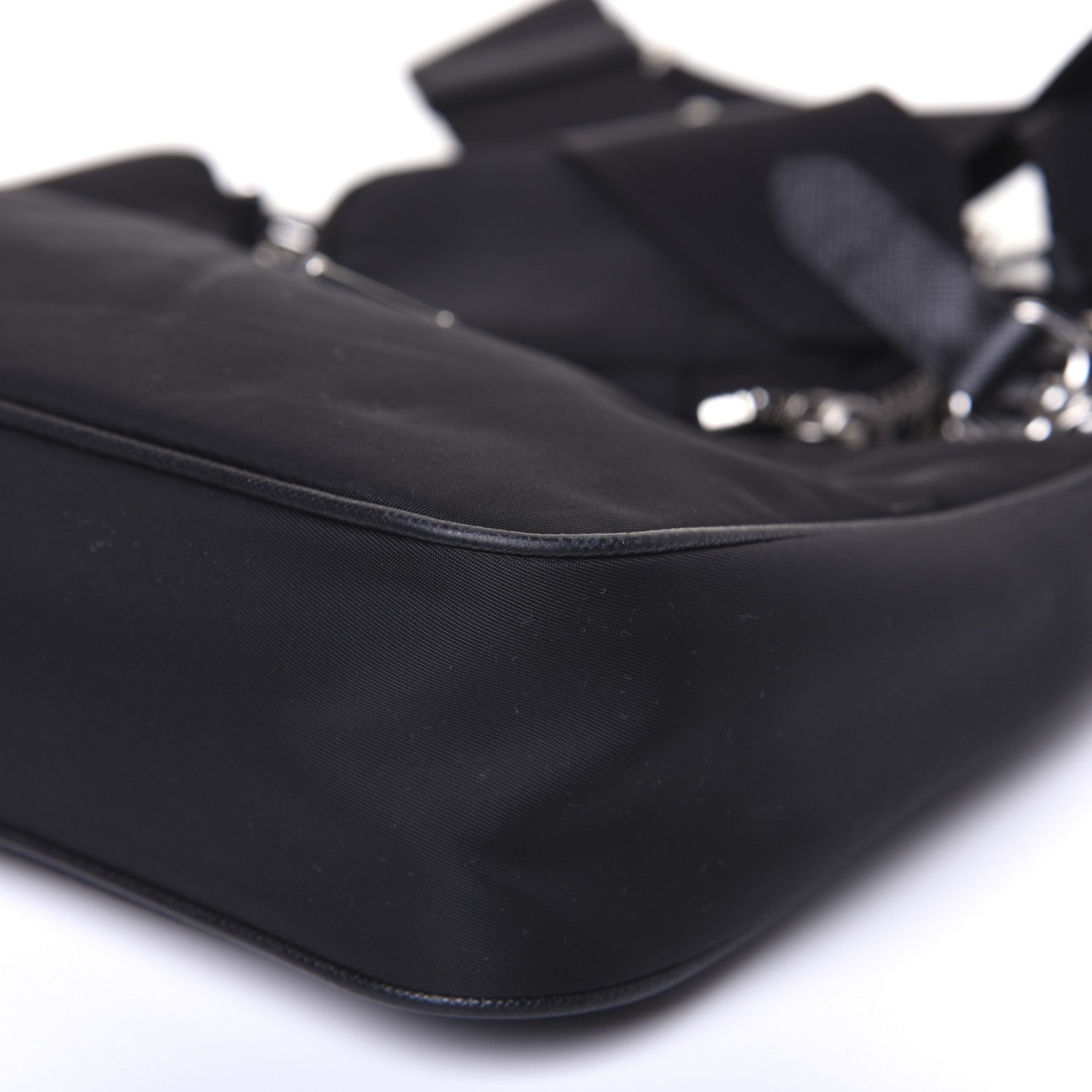 Prada Nylon Re-Edition 2005 Shoulder Bag Black 8 of 9