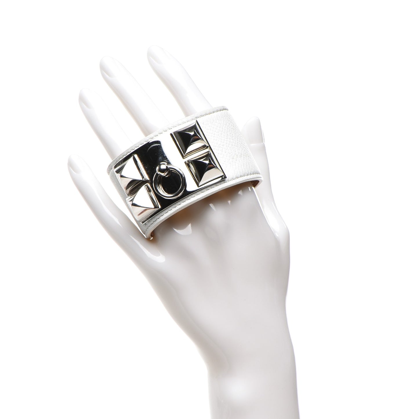 Epsom Collier de Chien CDC Bracelet L White
