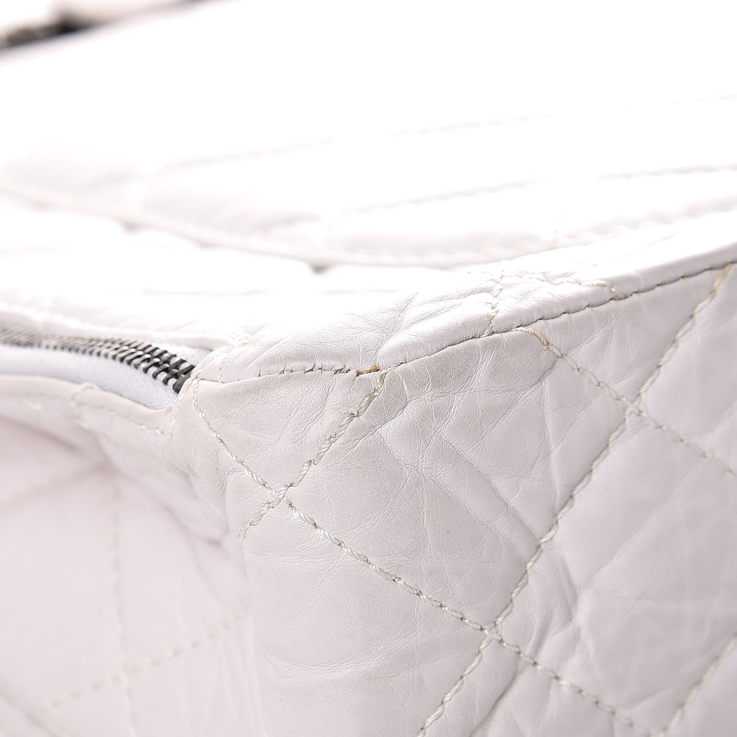 Chanel Aged Calfskin Reissue XL Maxi Flap White 15 of 19