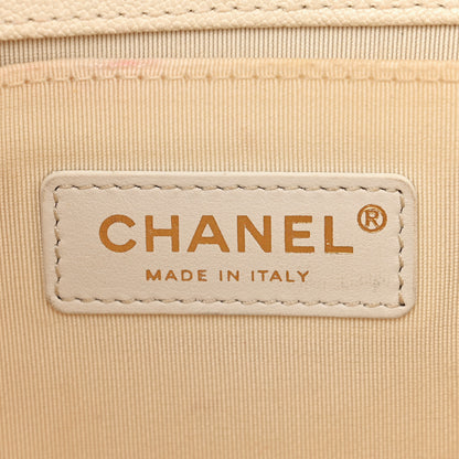Chanel Caviar Quilted Medium Boy Flap Ivory 6 of 11