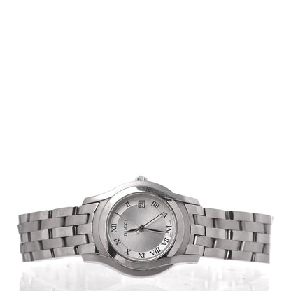 Gucci Stainless Steel 27mm 5500L Quartz Watch Grey 3 of 13