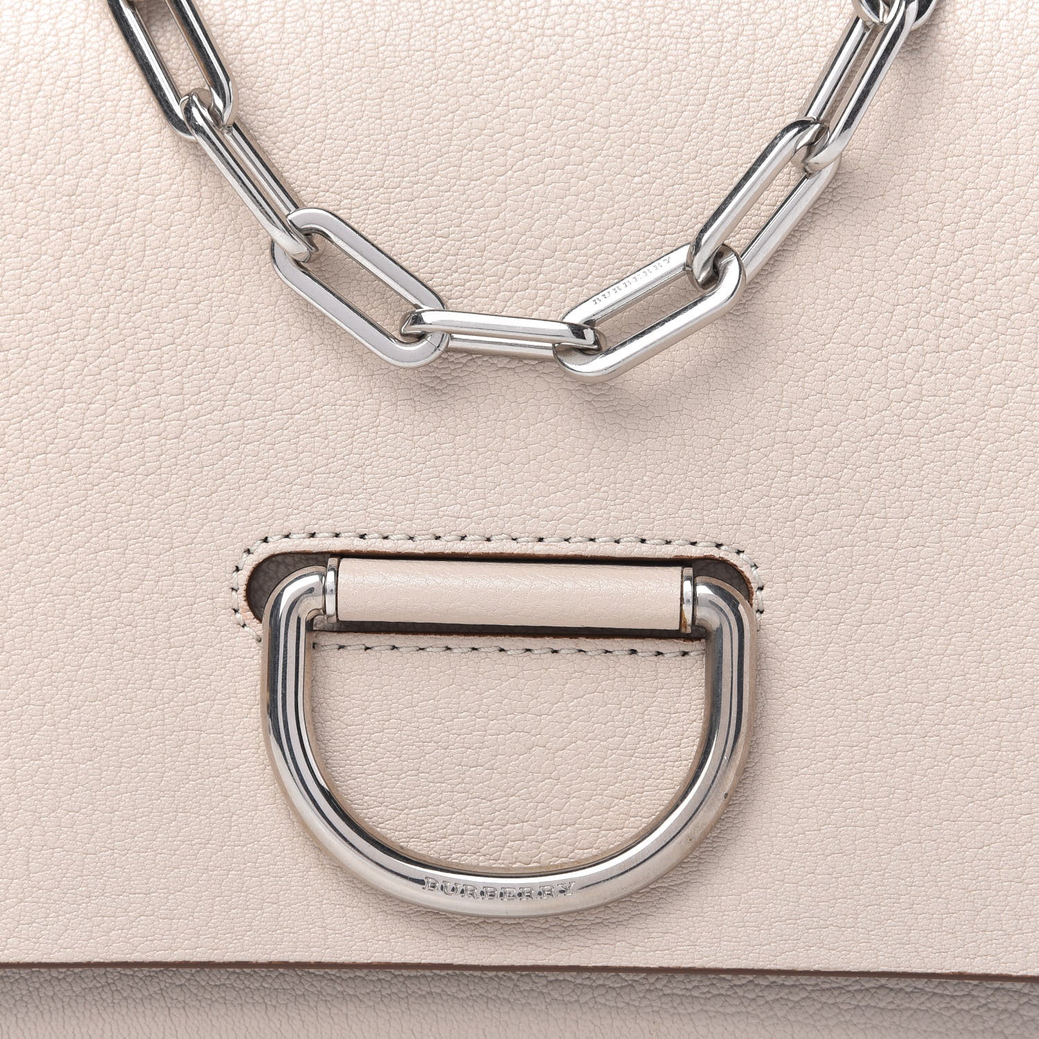 Burberry Goatskin Small D-Ring Bag Stone 10 of 10