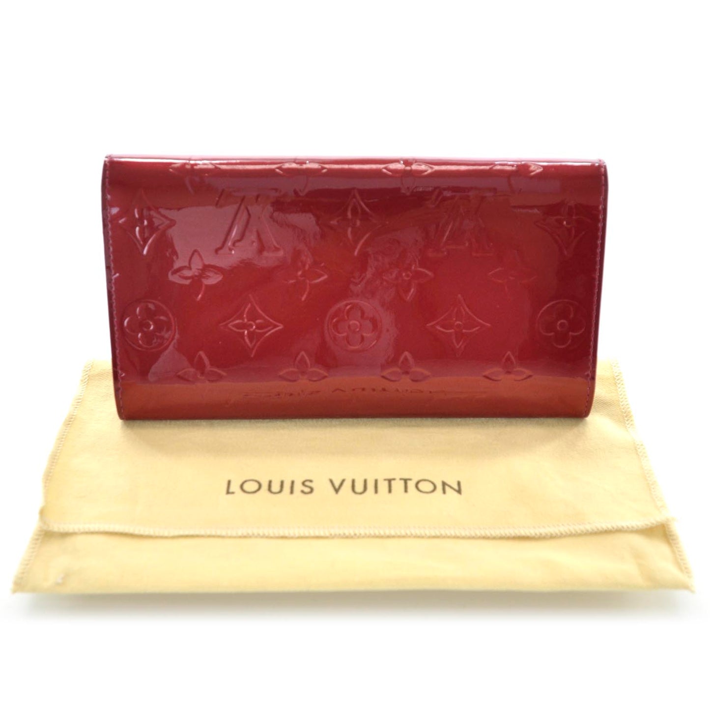 Vernis Porte Tresor International Wallet Pomme D'Amour