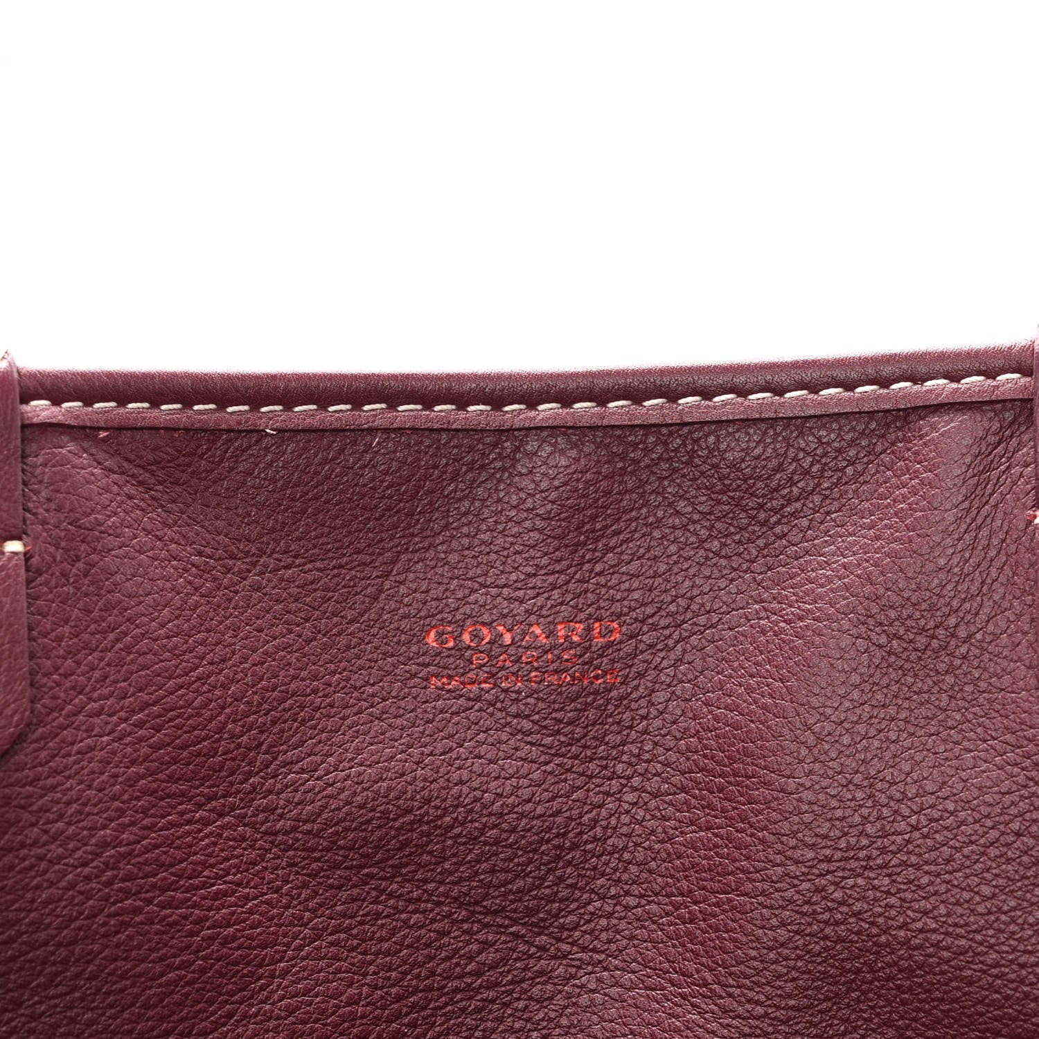 Goyard Goyardine Reversible Anjou PM Burgundy 11 of 15