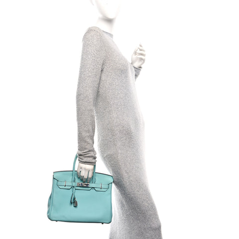 Togo BIRKIN 30 Bleu Atoll